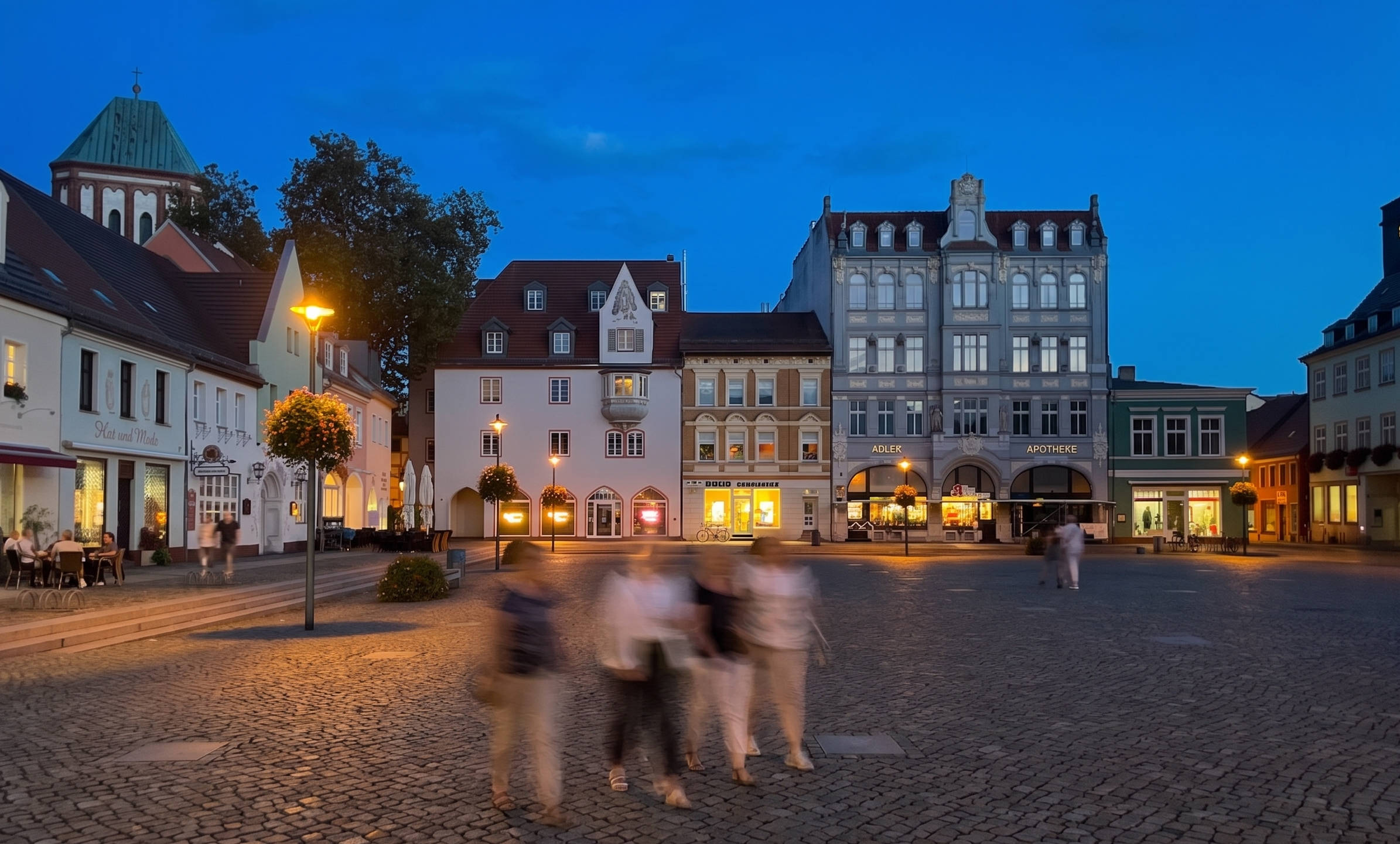 Innenstadt Senftenberg Marktplatz